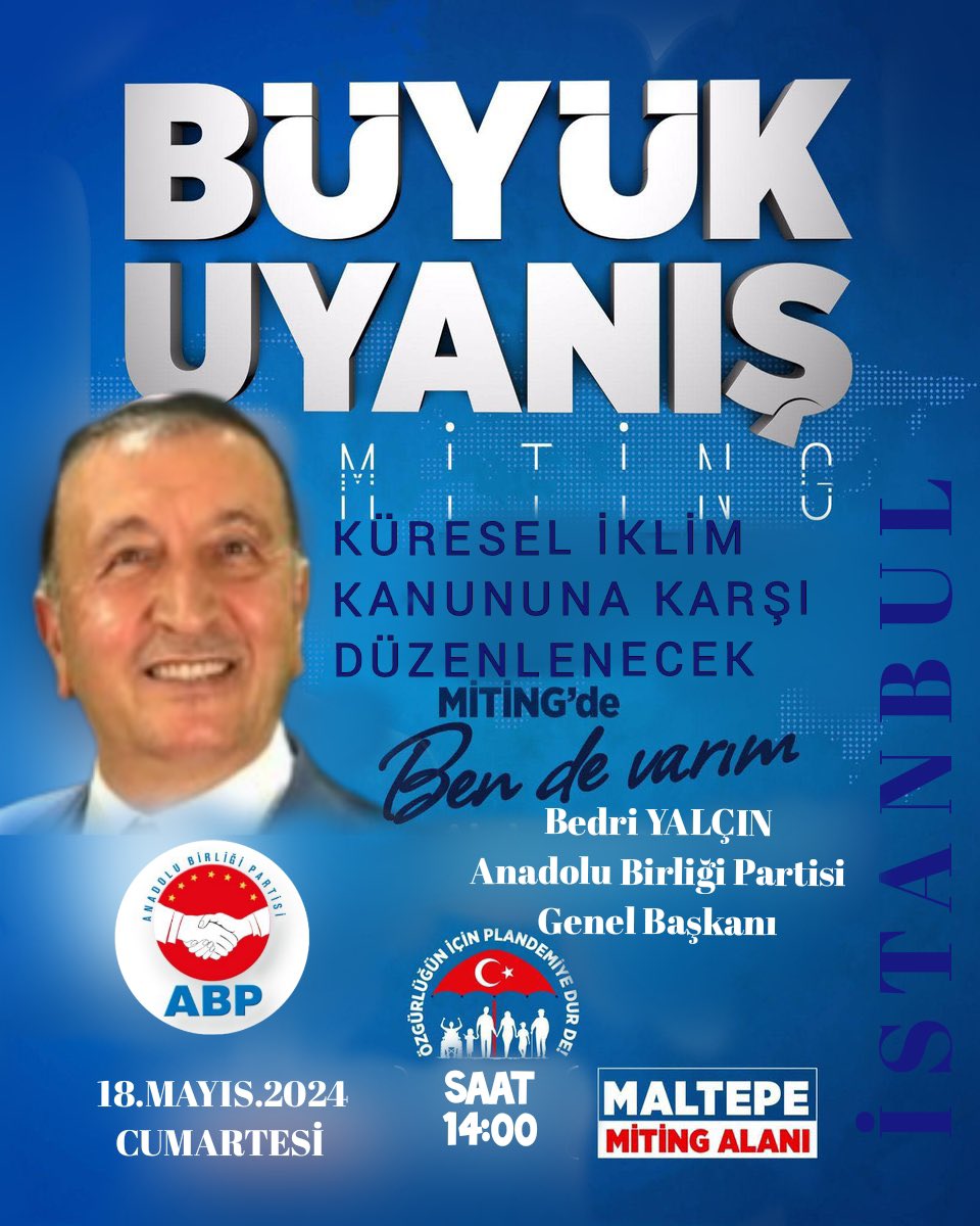 Anadolu Birliği Partisi (@abppartisi) on Twitter photo 2024-05-02 02:06:30