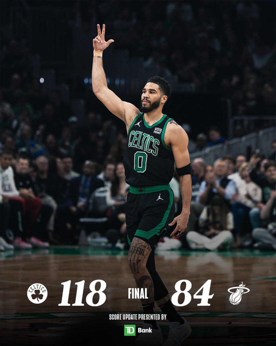 celtics's tweet image. ROUND ONE DONE ✅✅✅✅

#DifferentHere