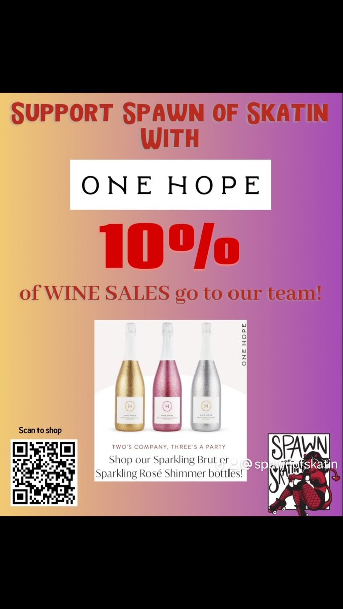 Our first sponsor partnership with Alex V. from ONEHOPE Wine is still on!! We are fortunate to remain on their donation list, If you want to support us, click the link below, 10% of all items purchased will go back to our team.

onehopewine.com/event/205268