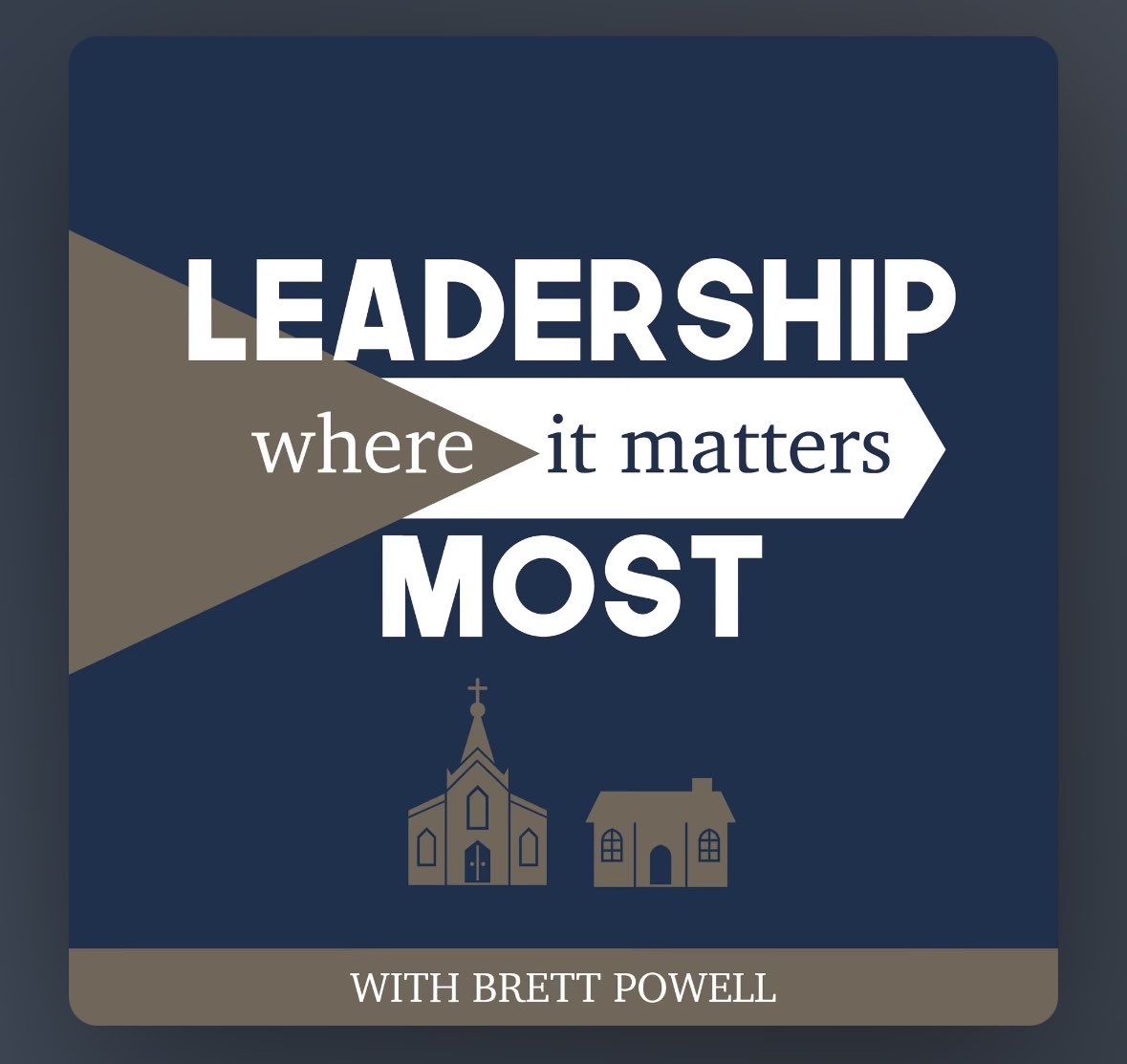 I highly recommend this podcast. Brett Powell on the family and the Church - the places where leadership matters most. Excellent and incredibly important content!