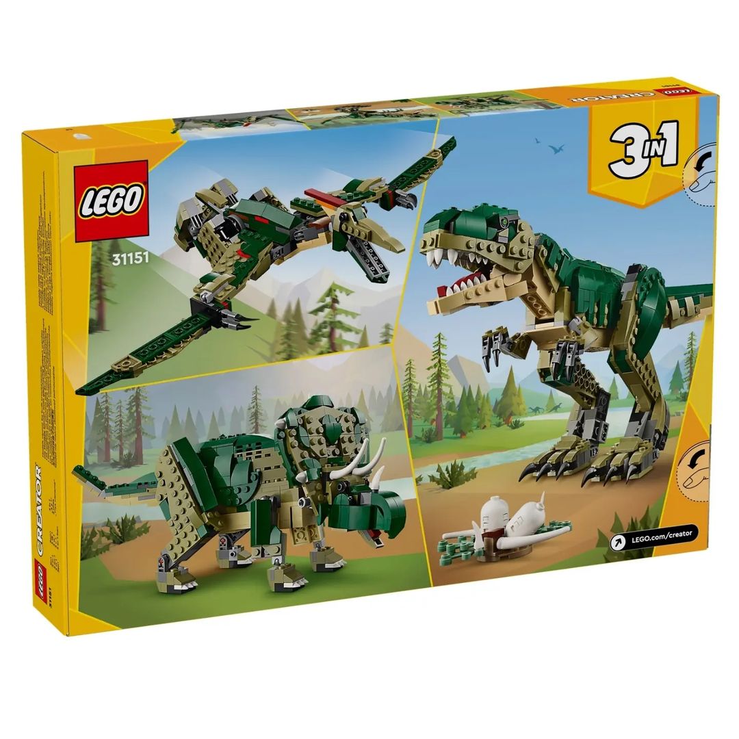LEGO Creator 3-in-1 T.Rex (31151) Revealed

The LEGO Creator 3-in-1 is always a popular theme and Lucky Bricks has revealed one set for summer 2024 with the T.Rex (31151).

thebrickfan.com/lego-creator-3…

#LEGO #Creator
