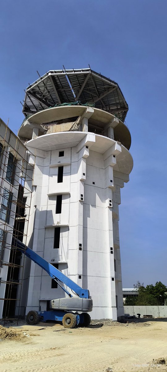 AAI engineers Glimpses of the Finest quality of RCC in precast at Tirupathi Technical Block cum Tower Building under Construction , running Ahead of time and will be completed before Stipulated date of completion by atleast four months or so ⁦@AAI_Official⁩