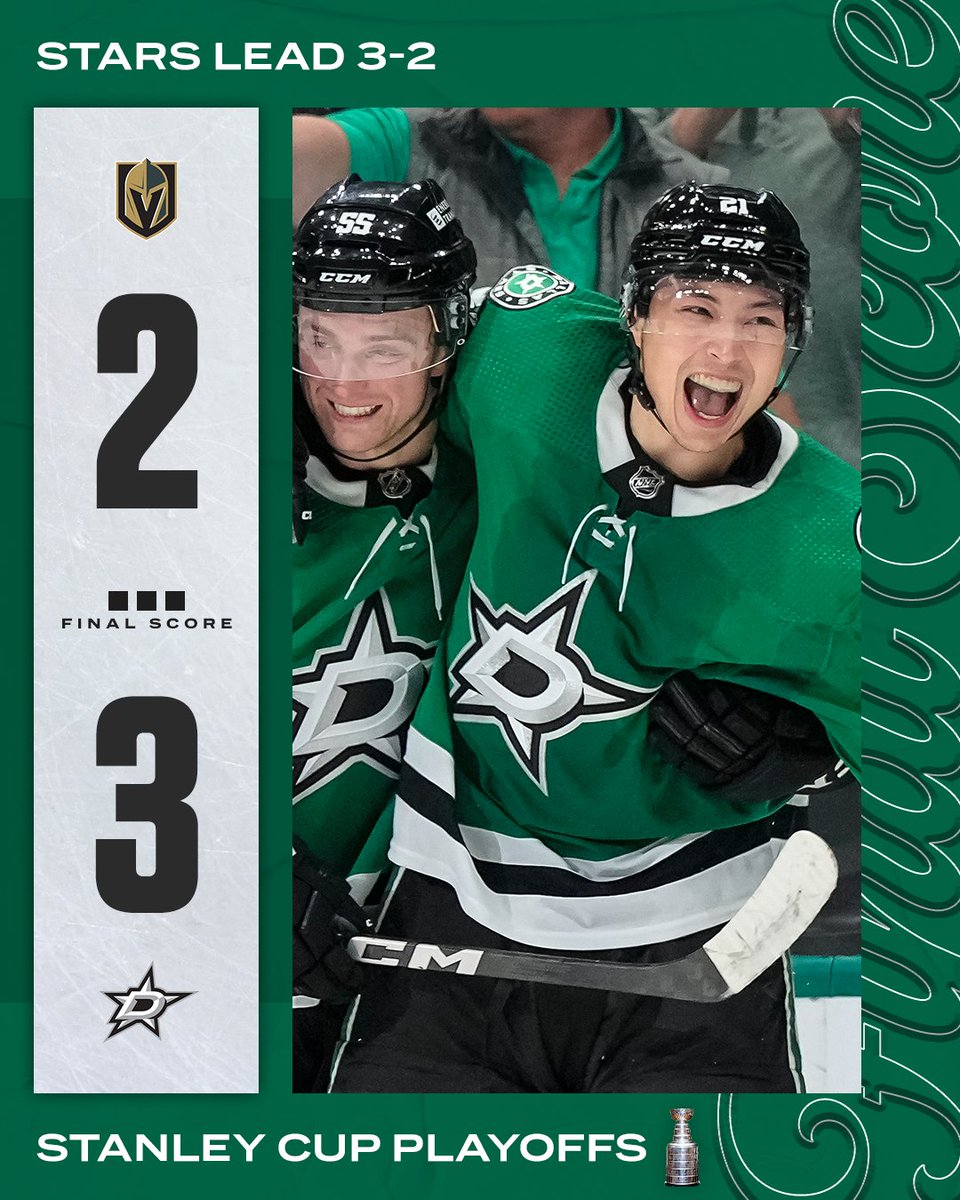 The Stars are ONE GAME away from eliminating the defending champs 🤩