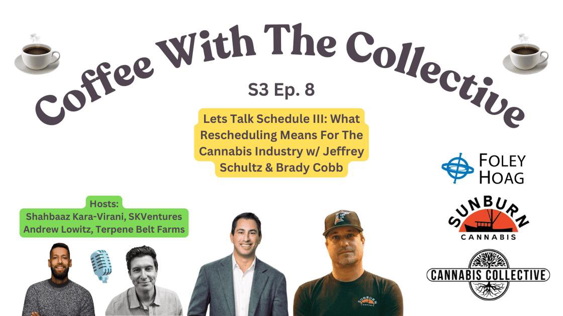 Join us tomorrow at 9am for Coffee with the Collective, S3, E8 as we welcome @BCobblaw CEO of @sunburncannabis and yours truly as we unpack the rescheduling news. *See you tomorrow (Thursday) for CWTC at 9am ET!* terpenebelt.zoom.us/my/andrewlowitz