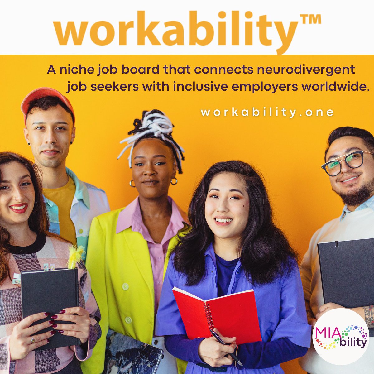 Workability is a niche job board for neurodivergent job seekers with thousands of active opportunities and resources 🌱📈 workability.one 

#MIAbility #neurodiversity #InclusionMatters