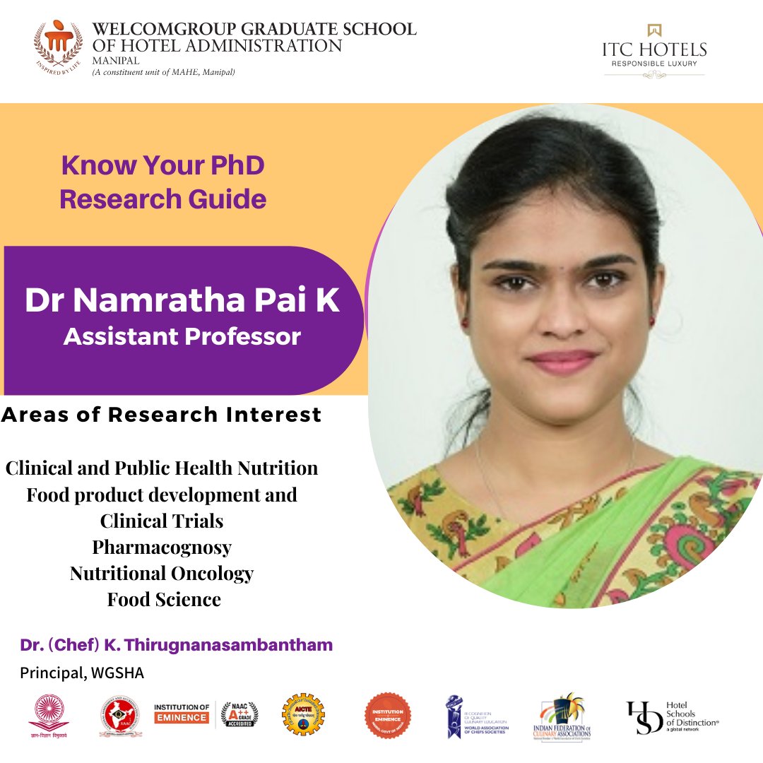 Call for PhD Applications WGSHA, a Top hospitality institution of Manipal Academy of Higher Education, Manipal invites applications for PhD Link - mahephd.azurewebsites.net/#no-back-button We are very proud to introduce our PhD Guides and their area of expertise. #PhDguide #wgsha #manipal