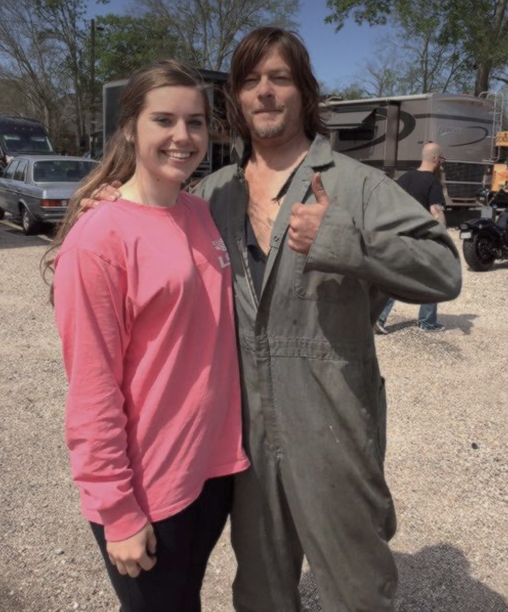 Love his onsie.  Norman Reedus looks good In anything @wwwbigbaldhead