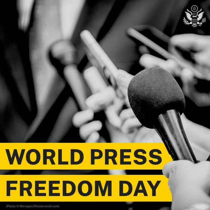 Access to information empowers individuals to participate effectively in their communities. On #WorldPressFreedomDay, the 🇺🇸 reaffirms its commitment to supporting the free flow of information around the world!