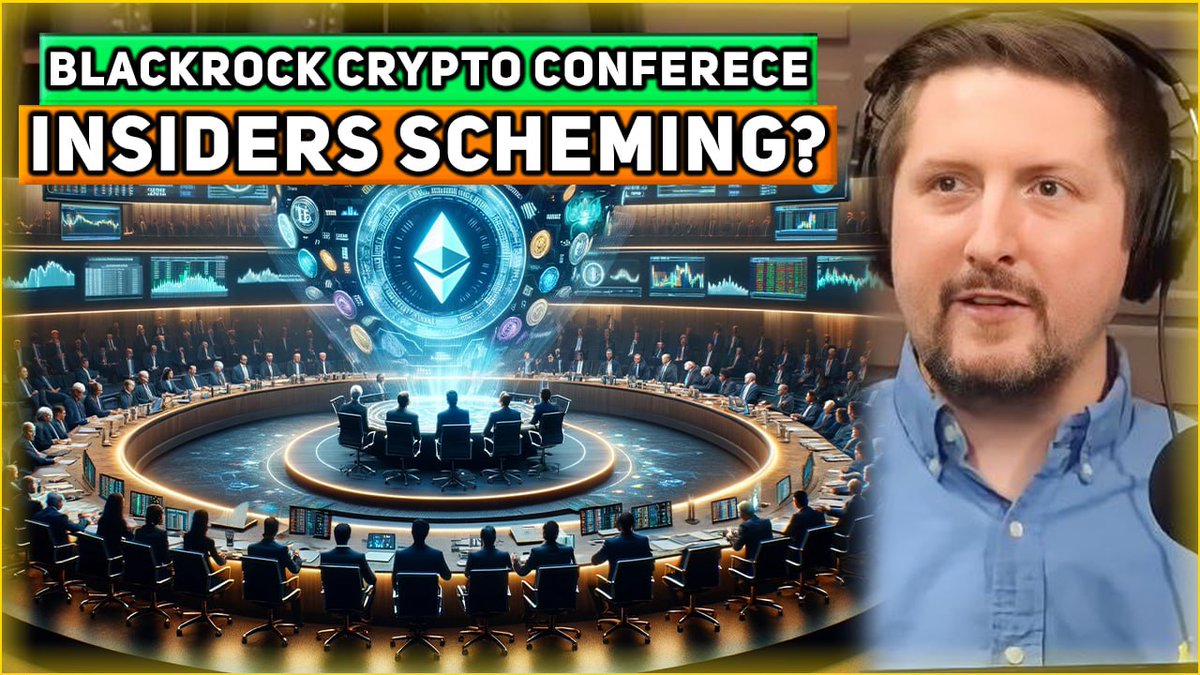 Going LIVE now! Join us in discussing the transfer of influence and power from crypto natives to Wall Street crypto elites. Blackrock Host Crypto Investing Conference. Insiders Scheming? + $57,500... youtube.com/live/SUdjN1gvr… via @YouTube