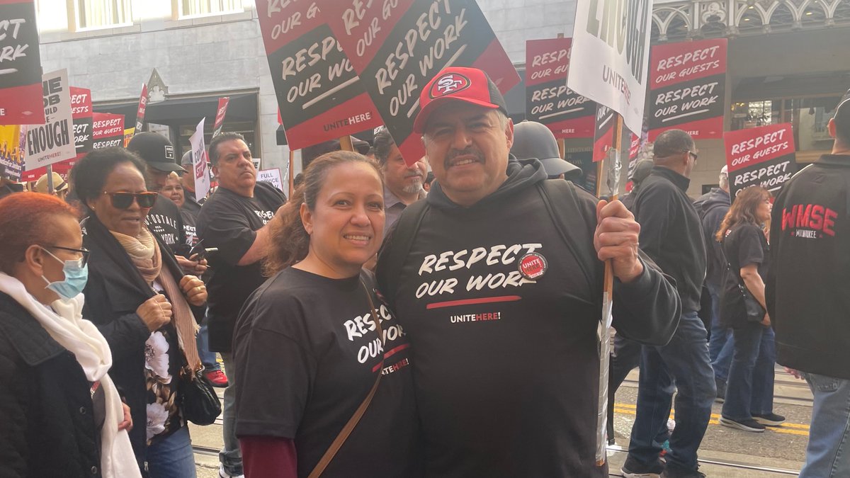 Our message is simple: respect our work, respect our guests! As hotel workers, we take pride in welcoming visitors to San Francisco, but our jobs aren’t enough to make ends meet – and staffing cuts have made it harder for us to give guests the service they deserve.