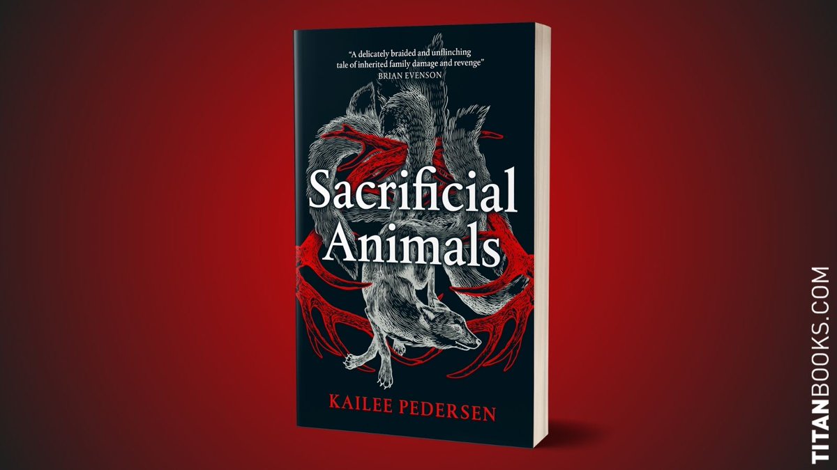 🌟COVER REVEAL!!!🌟 So excited to finally share the gorgeous cover of SACRIFICIAL ANIMALS from @TitanBooks! Spooky animals, Gothic horror, and Hannibal vibes~🦊👻 On sale August 20th - preorder here: titanbooks.com/71950-sacrific…