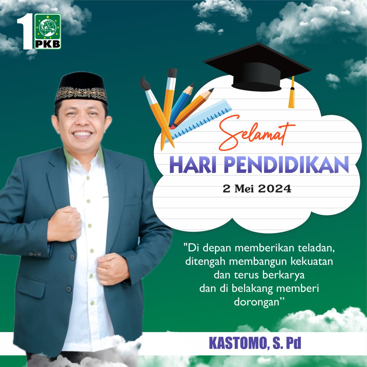 SELAMAT HARI PENDIDIKAN

2 MEI 2024

'ing ngarsa sang tulado, ing madya mangun kerso, tutwuri handayani'