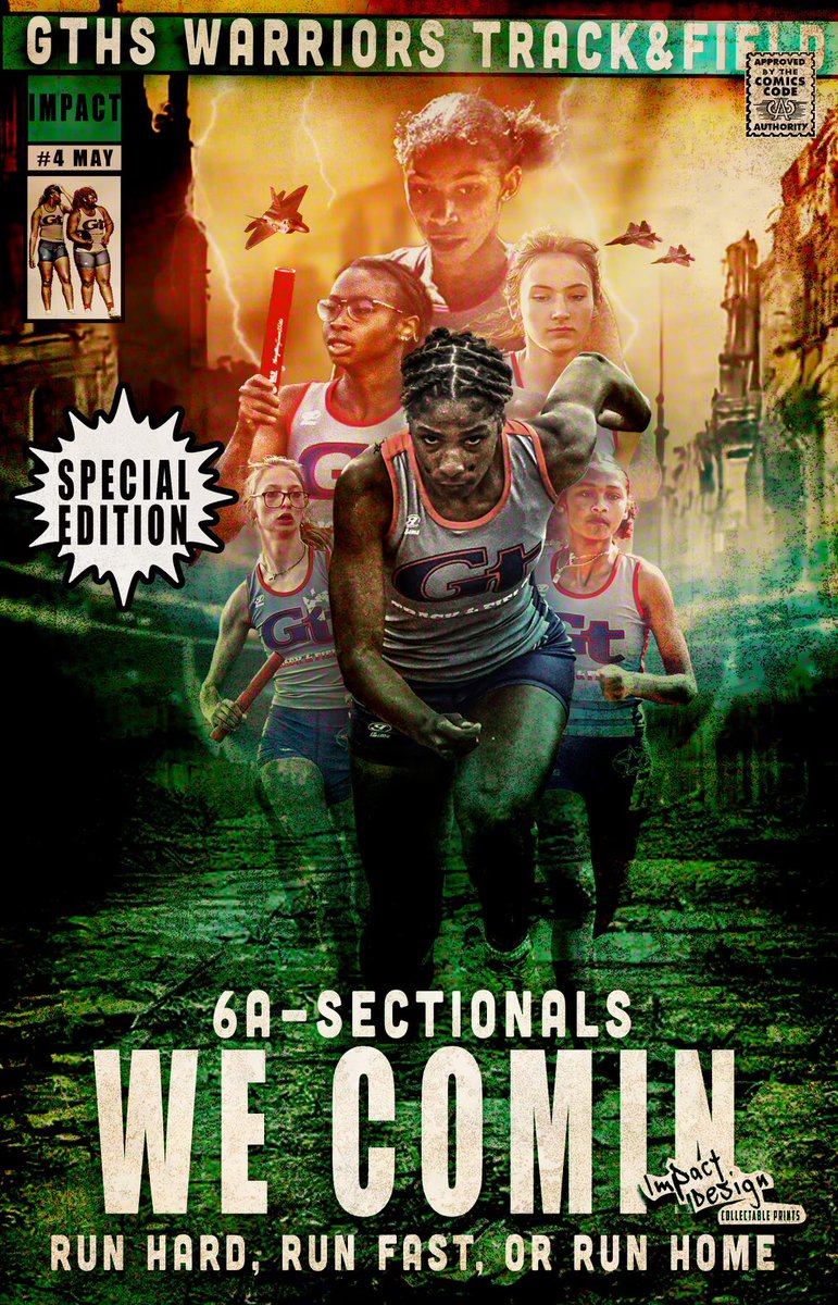 Sectionals Friday field events w/16OO and Saturday all running events!! It’s Go Time!!