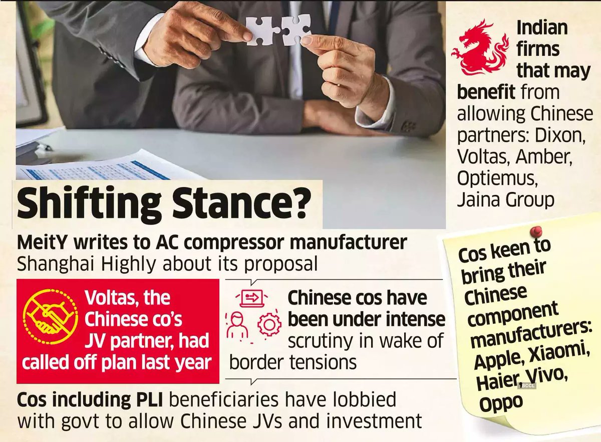 #LeadStoryOnET | #India may allow a tiny window in the #Chinese wall for #investments  tinyurl.com/ymr5fdup