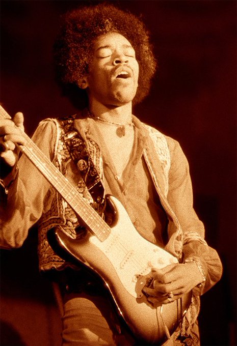 Jimi Hendrix in San Francisco, 1968. Photo by Robert M. Knight