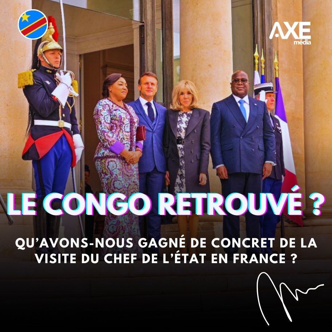 Quelle est, selon vous, la chose concrète gagnée par la RDC grâce au coûteux déplacement du président et sa forte délégation en France ? Répondez sincèrement.
#AXEmedia 🇨🇩