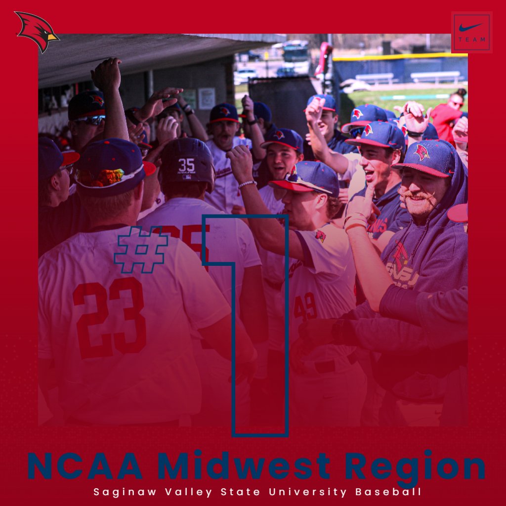 🚨MOVING UP🚨 @svsubaseball moves to #1 in the Midwest Region and ranks 23rd in the NCBWA Week 12 Top 25! See the full rankings below. ncaa.com/rankings/baseb…