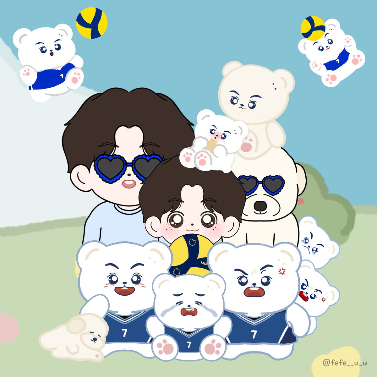 좋은 기회를 주셔서 함께했던 내 쪼꼬미들💙
헛헛한 마음에 한곳에 모아봤어요🫠 #김희진