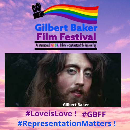 Gilbert Baker Film Festival-GBFF showcases & celebrates 2SLGBTQIA+ narrative films,documentaries,animation,web series,& music videos once a year in honor of the late,great Gilbert Baker,the creator of the original rainbow flag. 

GBFF unites & educates 
bit.ly/43fRH6E