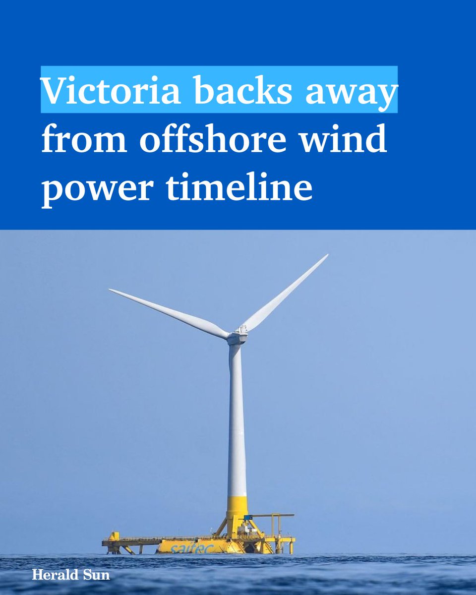 Victoria has placed offshore wind at the heart of energy transition plans, but the state is considering delaying the first auction as concerns arise that few companies would bid > bit.ly/4a7JJ2V