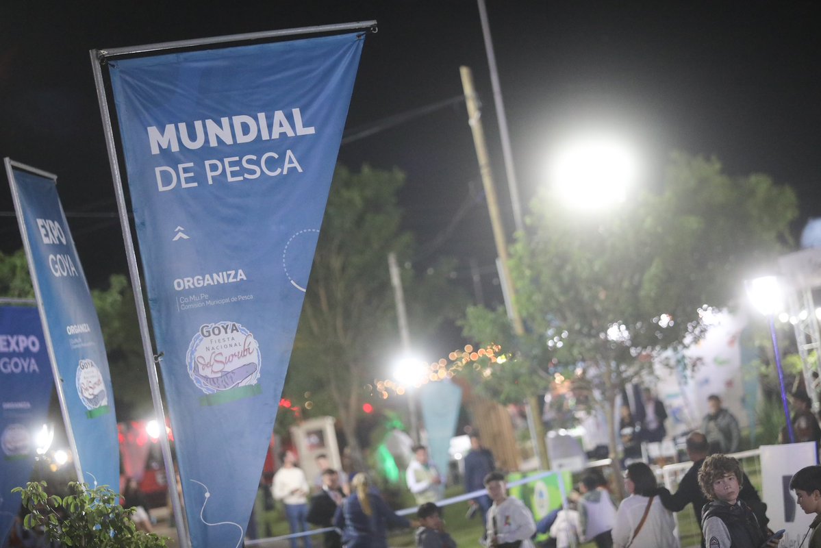 ¡Comenzó el Mundial de Pesca!

Con la participación de 1160 equipos y 3480 pescadores y el acompañamiento de miles de vecinos y turistas, se inauguró la 47ª Fiesta Nacional del Surubí, en #Goya, evento cultural, turístico y deportivo de magnitud global.