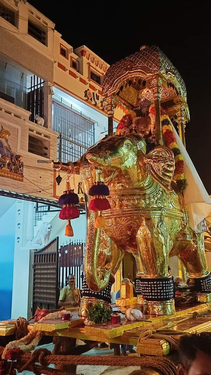 Vanamamalai Sri Deivanayagan in Yaanai Vahanam Chaithra Brahmotsavam