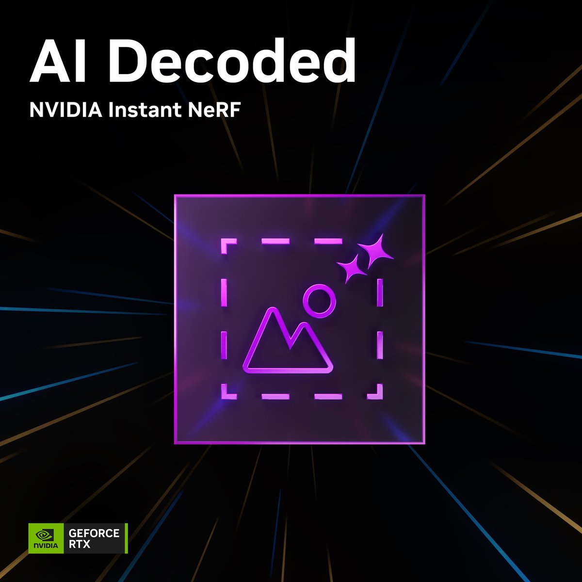 Turn your pictures into 3D scenes with #AIonRTX. 🖼️🌐
 
Using @NVIDIA #InstantNeRF technology, creatives are turning a collection of still images into a digital 3D environments in a matter of seconds.
 
Learn more in this week's #AIDecoded blog ➡️ blogs.nvidia.com/blog/ai-decode…