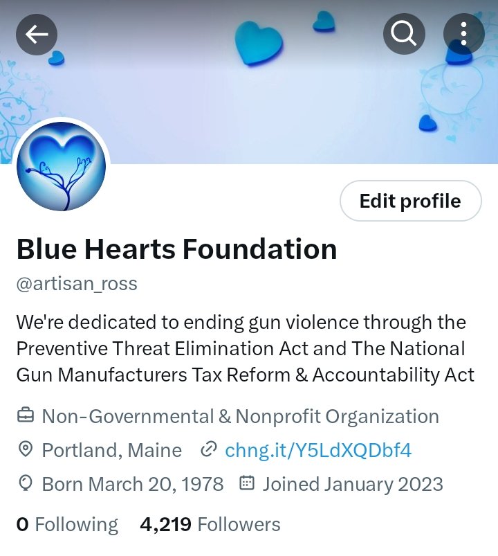 We've been reported for 'suspicious activity' because of WE stand up against gun violence, which caused us to be locked out of our account! If you can see this tweet, show us some love and let us know you're there! #BlueHeartsMovement💙