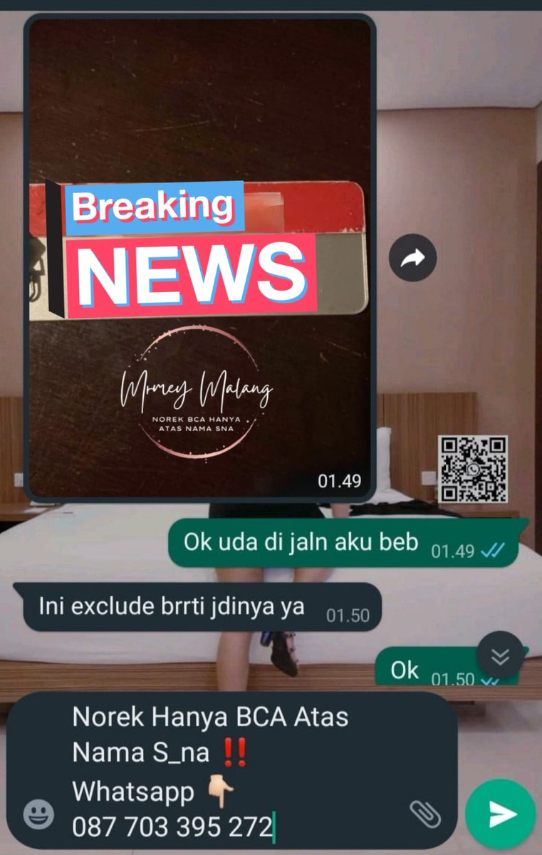 REK BCA HANYA ATAS NAMA SNA‼️
#expomalang #availmalang #malangbasah
#bispakmalang #bisyarmalang #malangbo
#lendirmalang #malang #bomalangkota