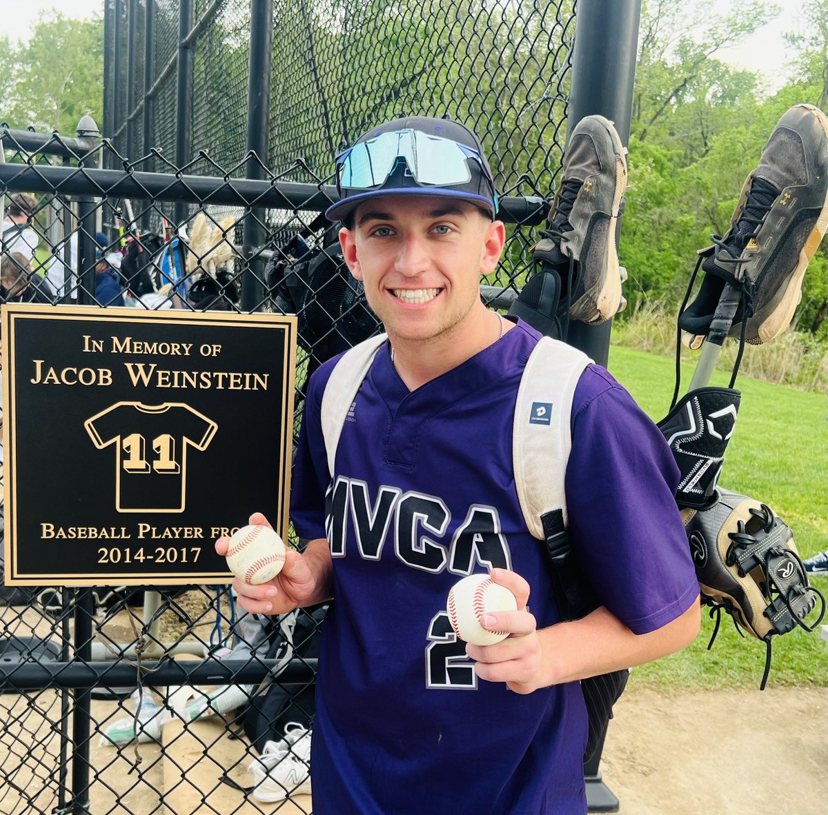 God wanted this to happen today and proud of you Little “E”! Uncle Jacob will be missed and bittersweet to see it happen on his old home field. Tears were flowing in the car with Mom and me and thanks for making tonight special.