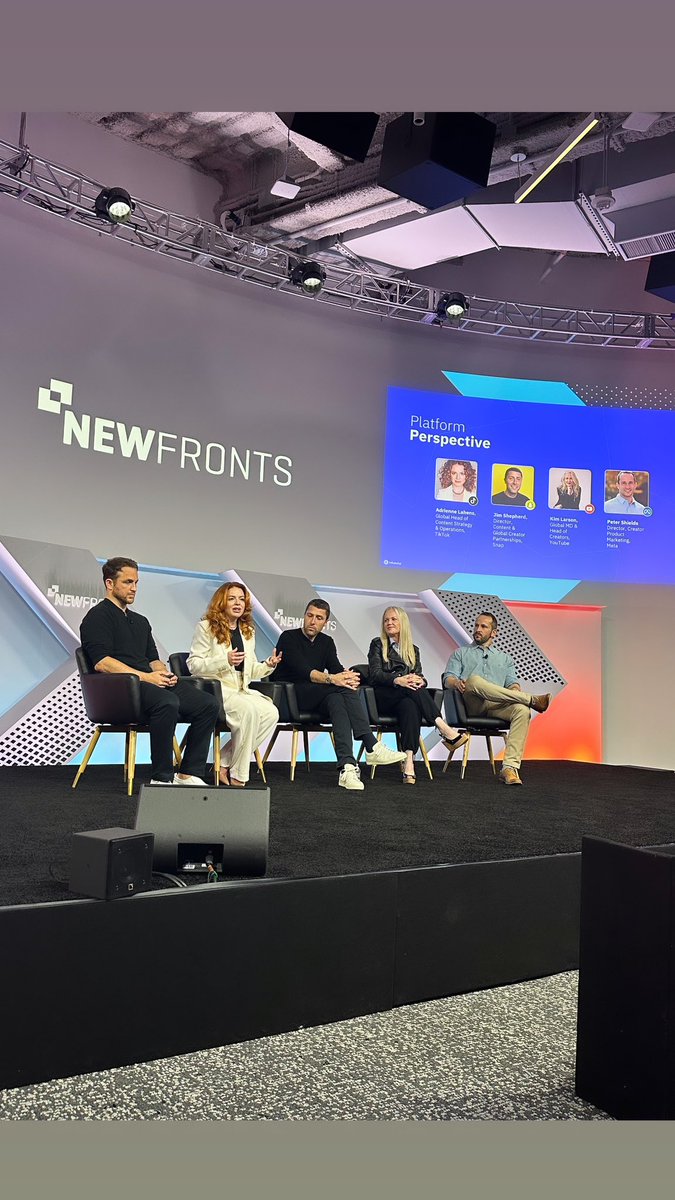 @iab Newfronts MainStage: “We are experiencing a renaissance in creative expression and TikTok is investing in a whole suite of solutions to empower the creator marketing landscape.” Thanks for having me @RyanMDetert @Influential_Co