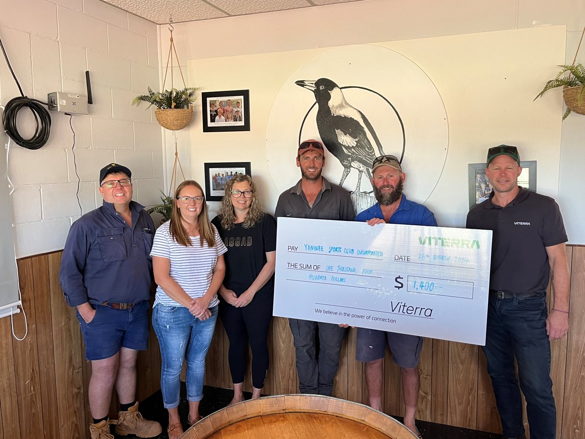 Since we began our 20c a tonne sponsorship programme, we’ve donated more than $1.8 million to community clubs across regional Australia! This year, we visited some of our Western region recipients to congratulate them on the community support that helped them to make the most of