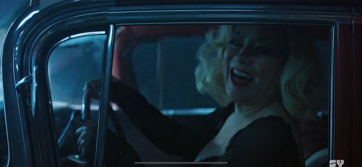 Tiffany Valentine once again escaping in her iconic red car🙌🏽🔥 #ChuckySeason3 #Chucky