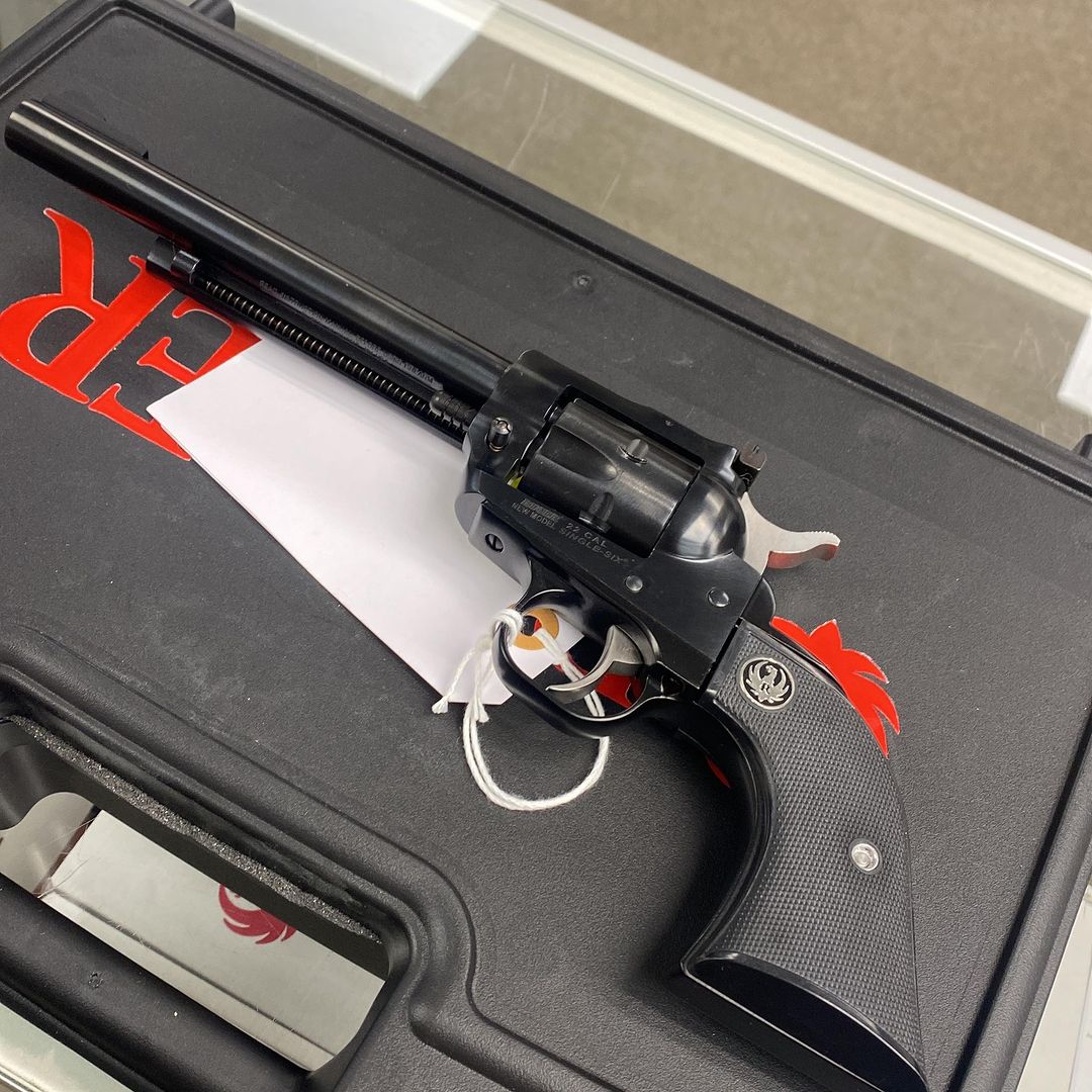 New arrivals!!

Ruger super s six 22LR & 22 mag / 6.5” #ruger #revolver #gunsdaily