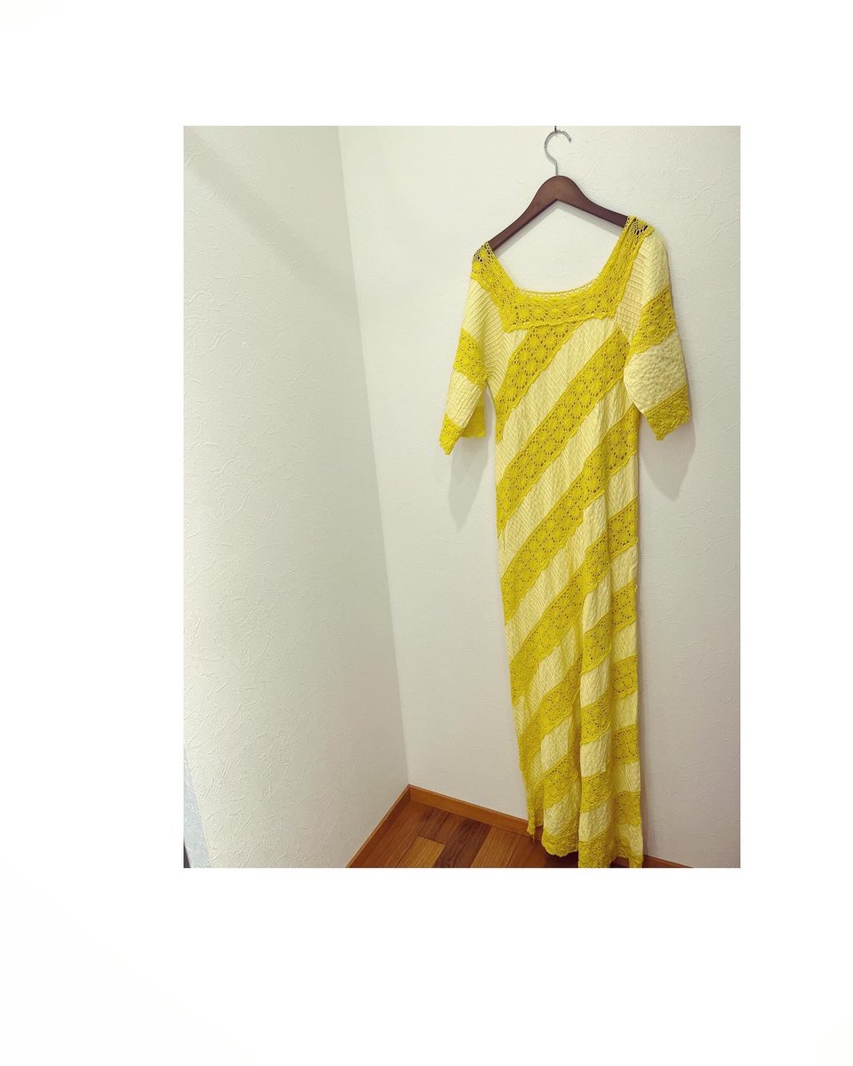 Catwalk Bijoux Vintage 
New Arrivals 
Lemon yellow long dress
.
.
.
#catwalkbijoux #vintage #kichijoji #handmadeaccessory #newarrivals #vintage clothing #yellow #70’s#usa #吉祥寺古着#大人ガーリー#大人ヴィンテージ#古着女子 #古着好きな人と繋がりたい #夏ワンピース