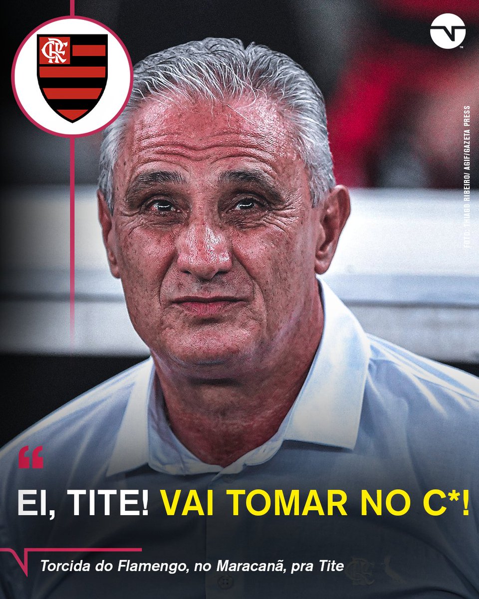 TNTSportsBR's tweet photo. A TORCIDA DO FLAMENGO PERDEU A PACIÊNCIA COM O TITE! 😱😱 O protesto era tão forte que rolou XINGAMENTO GERAL! Eita... 👀👀 #CopaDoBrasil2024 https://t.co/kWMePMlm0T