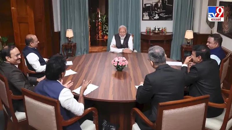 From the #Constitution to #reservation, #PMModi speaks at length about key issues in TV9’s exclusive interview READ: news9live.com/india/from-con… #LokSabhaElections2024 #LokSabhaPolls