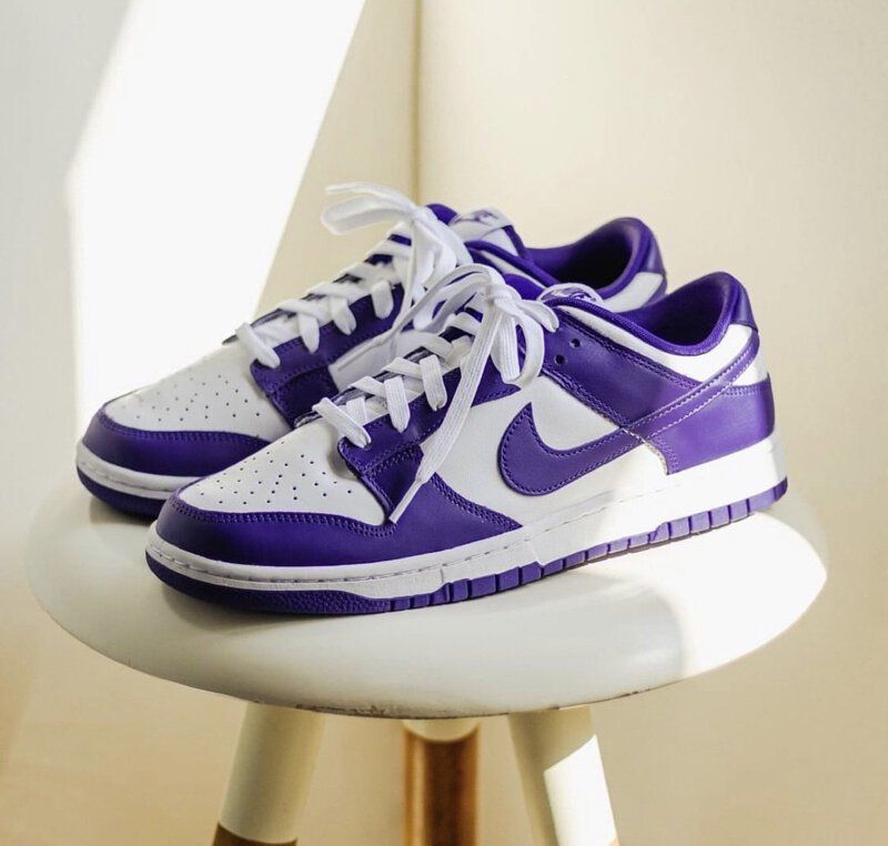 UNDER RETAIL 🍇 Nike Dunk Low Retro 'Concord' BUY HERE: bit.ly/44oKkMu