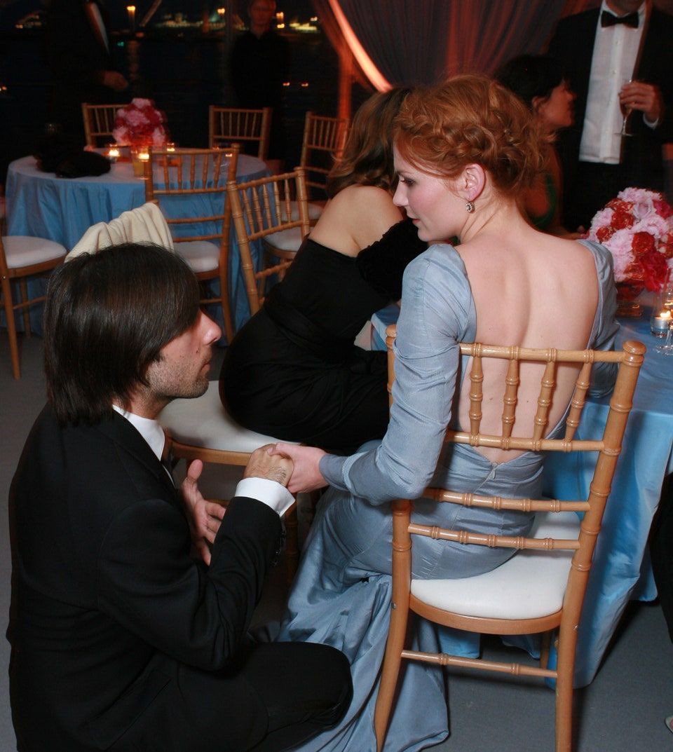 Jason Schwartzman with Sofia Coppola and Kristen Dunst