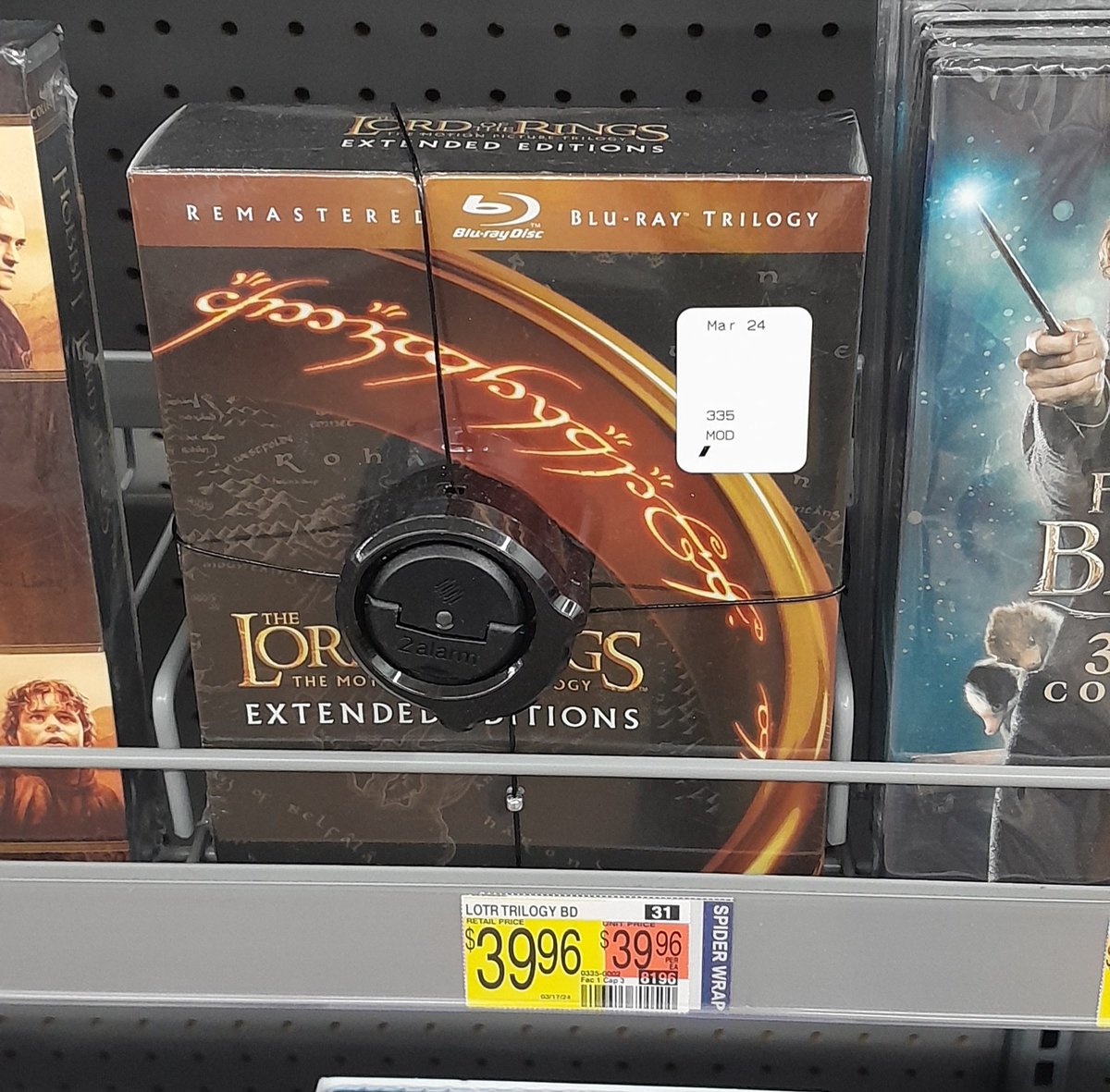 At Wally World grabbing a few things. Decide to stop and take a look at some blurays (love my physical media) I want someone to explain to me why Disney's Floopy-blon-kablewy show is more expensive than the box set REMASTERED, EXTENDED cut of Lord of the Rings...