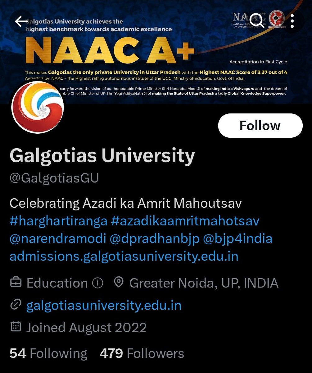 _rahulism_'s tweet photo. The question is not how Galgotia University students are taking coaching from WhatsApp University.

The main question is how an educational institute openly endorsing BJP &amp; using its students to become part of its propaganda.
#GalgotiaUniversity #Galgotia

https://t.co/yjRJ4cLfXD https://t.co/fjndaPbqSK