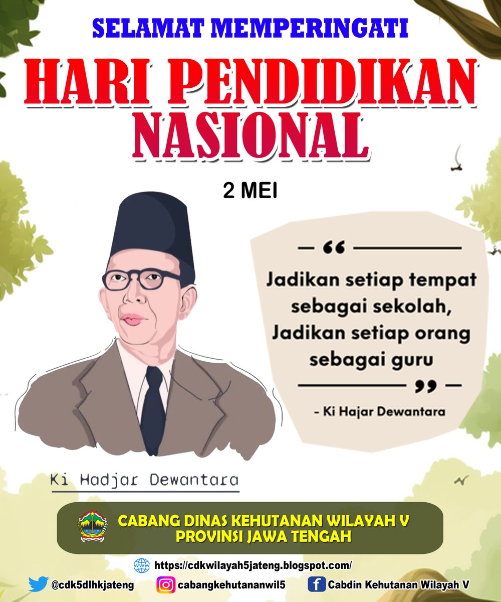 cdk5dlhkjateng's tweet photo. Pendidikan bukan hanya tentang pengetahuan, tetapi juga tentang membentuk karakter, membangun empati, dan mendorong inovasi.
Selamat Hari Pendidikan Nasional !
#HariPendidikanNasional
#2mei
@widi_artanto
@dlhkprovjateng https://t.co/bkCngKvGg6