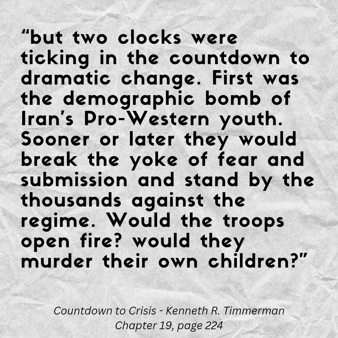 In 2005, when @KenTimmerman asked these questions in his book, I wonder if he ever thought that the answers to both questions is yes! #IslamisRepublic #IRGCterrorists opened fire, they killed #KianPirfalak and many more children.