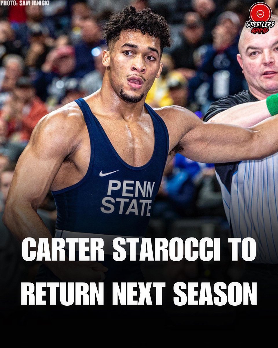 🚨 IT’S OFFICIAL 🚨 Carter Starocci is returning next season! Will he win his 5th NCAA Title? 🧐