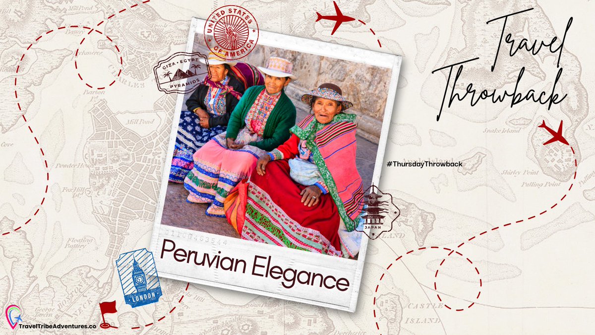 Transport yourself to the heart of Peru with this Thursday Throwback. 💫 We’re embracing the rich culture and vibrant traditions these three beautiful Peruvian women embody. Who else yearns for the warmth and authenticity of such cultural encounters? #ThursdayThrowback #Peru 🇵🇪