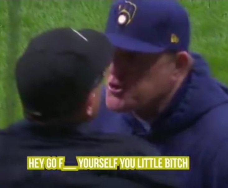 Me to Craig Counsell on May 27th