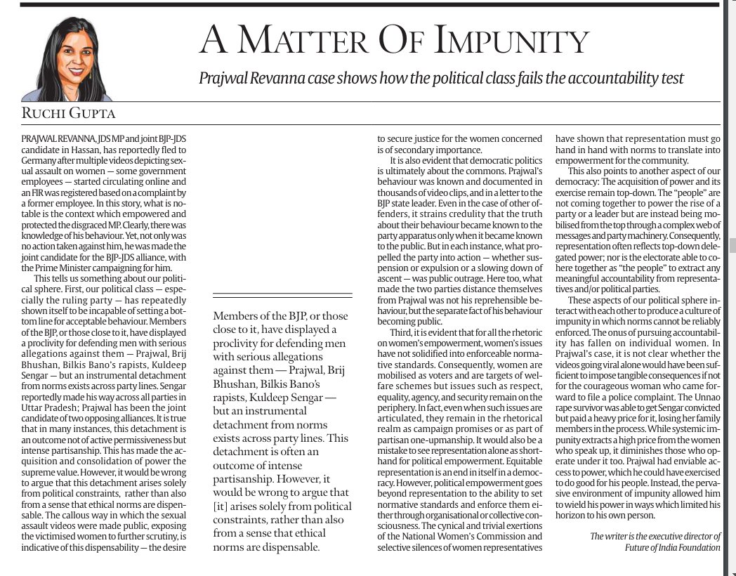 Must read article on Sexual assault by political leaders @guptar