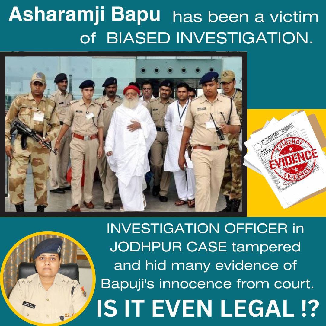 @YssSpeaks #StandUpForDharma
Sant Shri Asharamji Bapu and his Ashram are engaged in welfare activities from last 55+ years.

Bapuji is working as the Saviour of...
Sanatan Dharma that's why he has been trapped in bogus and fabricated case.
We demand a fair investigation and want Fair Justi