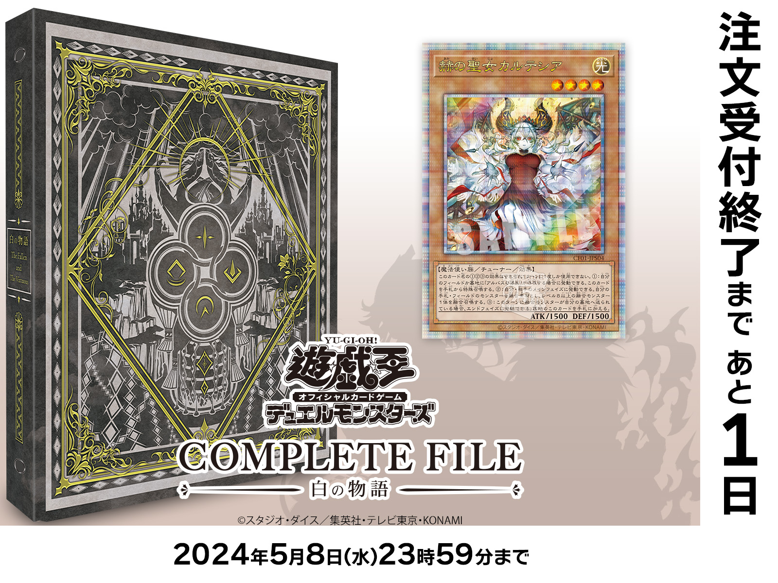 遊戯王OCGデュエルモンスターズ COMPLETE FILE －白の物語－」が