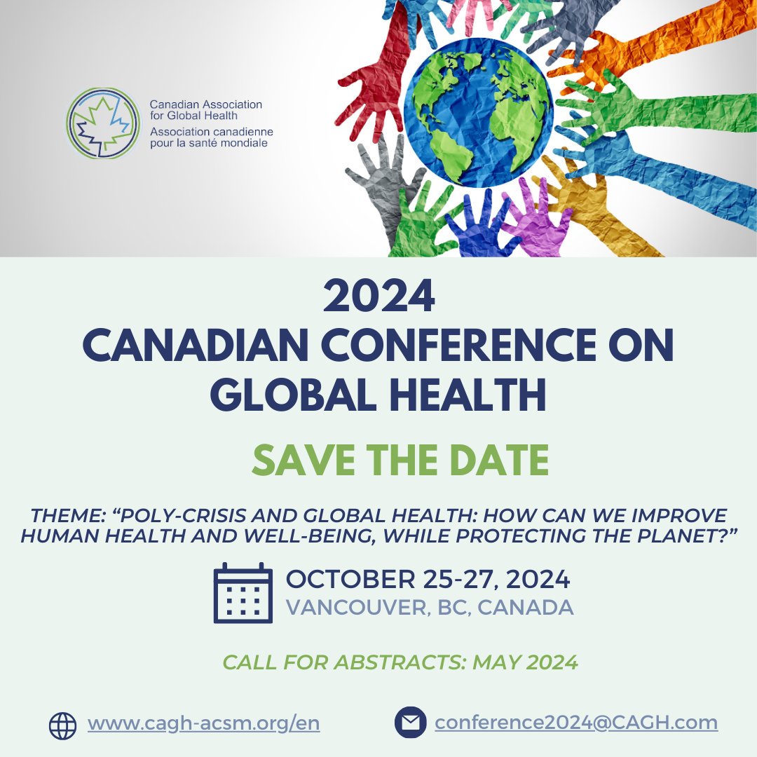 We know, it's been quiet lately. However, we are getting ready to host you at the #CCGH2024! Here is our #SaveTheDate!